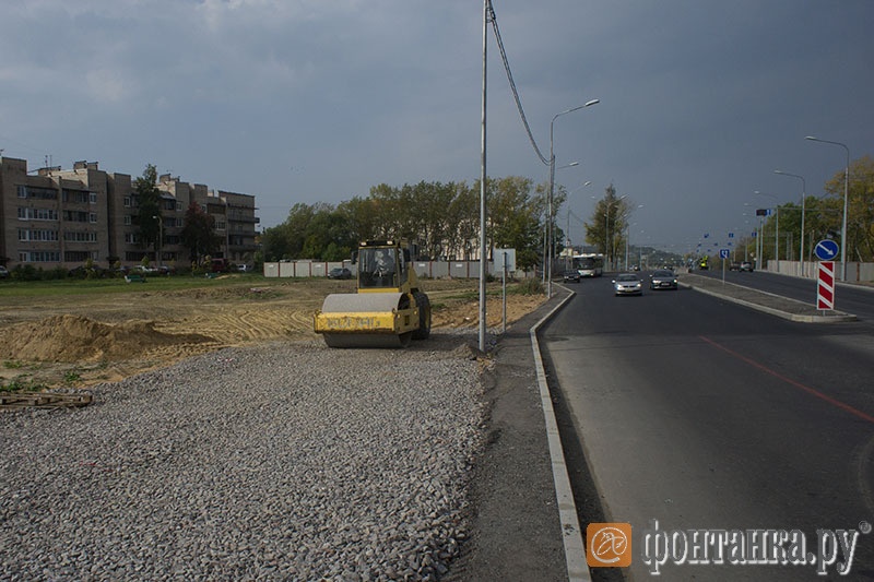 Граница второго и первого участков расширения Петербургского шоссе.