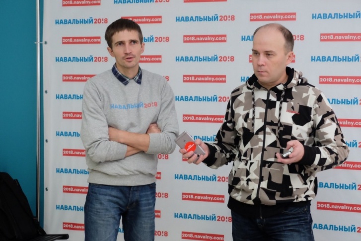 Слева – Юрий Бобров, справа – Максим Жилин. Оба оппозиционера были задержаны