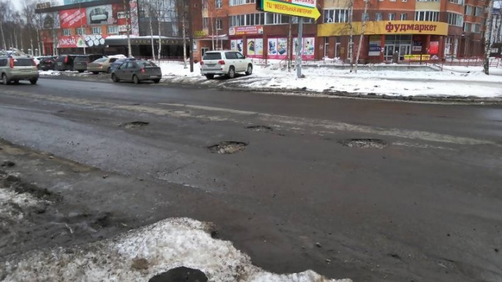 Ямочный ремонт в Архангельске начнется до прихода тепла