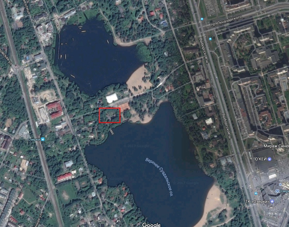 спорный участок, скриншот страницы Google.Maps