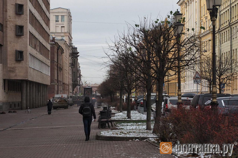 Бульвар на Захарьевской улице