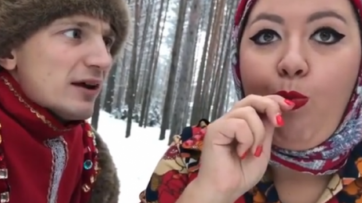 Для новогоднего настроения: дуэт «Боня и Кузьмич» опубликовал веселый ролик, снятый в пермском лесу