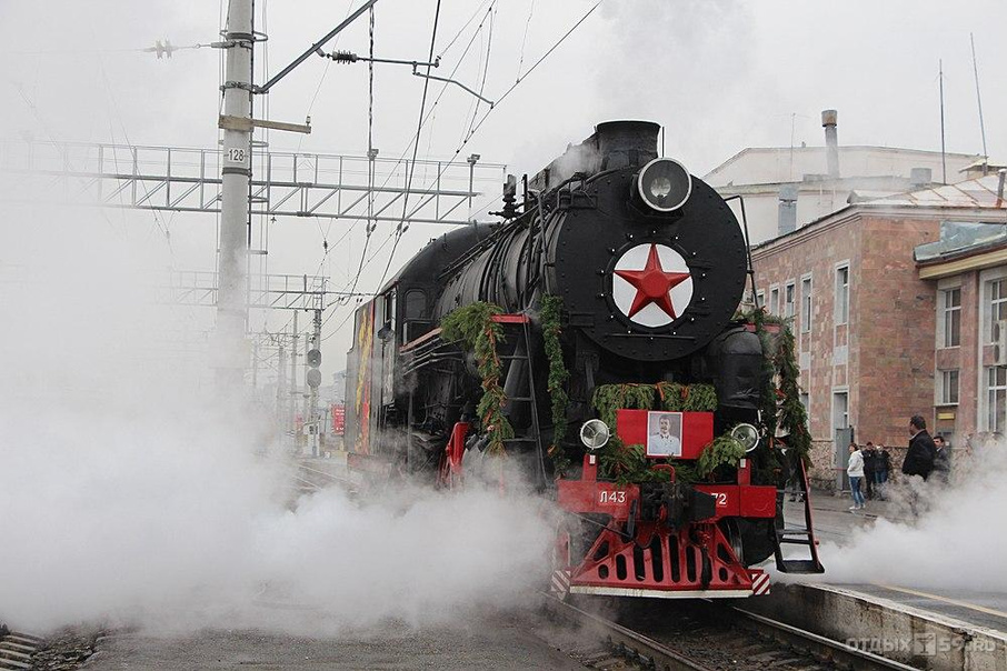 Свердловская железная дорога устраивает историческую реконструкцию «Встреча поезда Победы»
