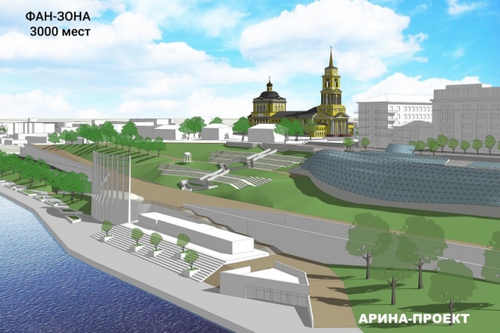 Пермские архитекторы показали проект развития пространства вдоль набережной Камы