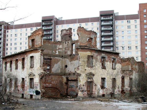 Постоялый двор на Рыбацком проспекте//<a href="http://www.citywalls.ru">Архитектурный сайт Санкт-Петербурга</a>