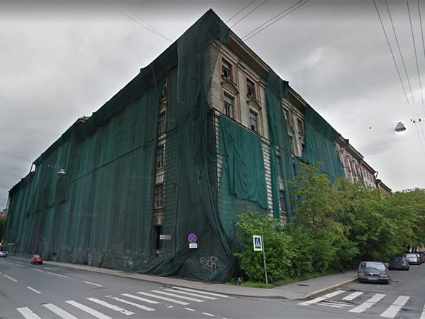комплекс зданий на Малом проспекте П.С.//скриншот страницы сервиса Google.Maps