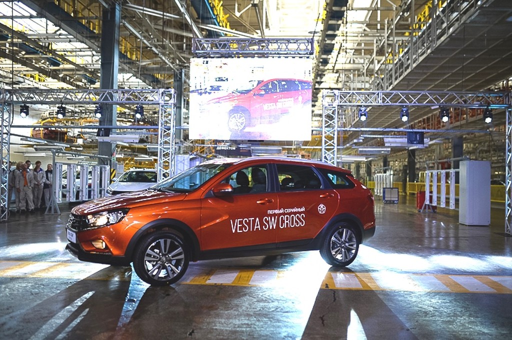 Производство Lada Vesta SW в Ижевске уже идет полным ходом