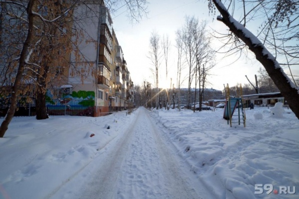 За несколько дней Пермь успело засыпать снегом За несколько дней Пермь успело засыпать снегом
