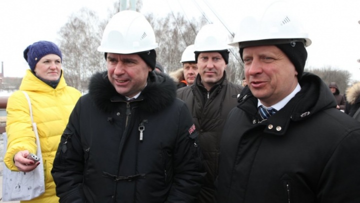 Сохраняем темпы: министр транспорта РФ проверил, как строят новый мост в Ярославле