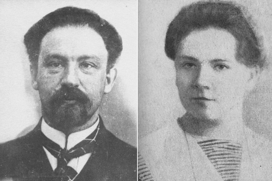 Шая Голощекин и Серафима Дерябина. Шая Голощекин и Серафима Дерябина.
