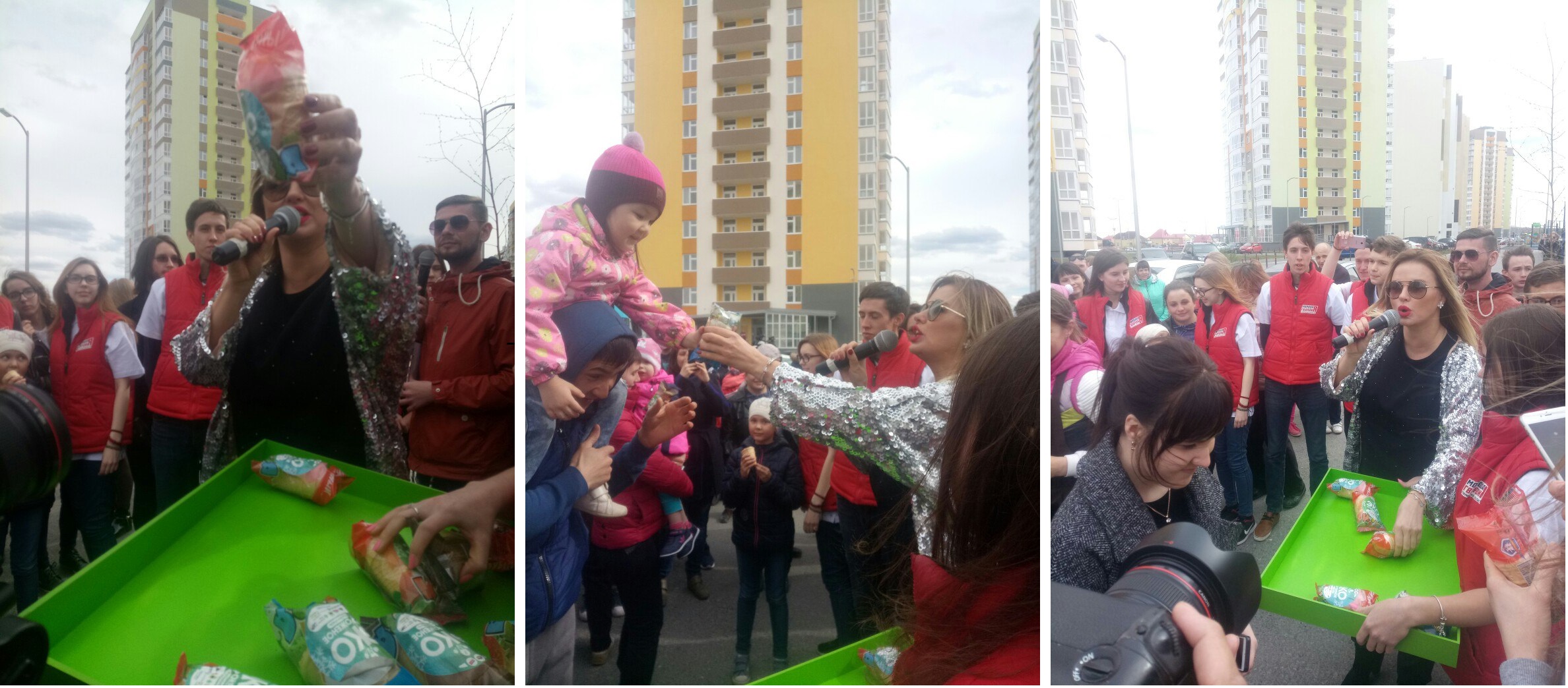Раздача мороженого в Преображенском. Раздача мороженого в Преображенском.