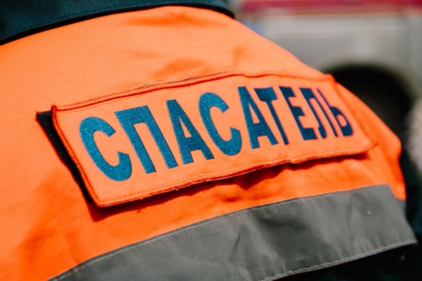 Сотрудники экстренной службы воспользовались пожарной лестницей Сотрудники экстренной службы воспользовались пожарной лестницей