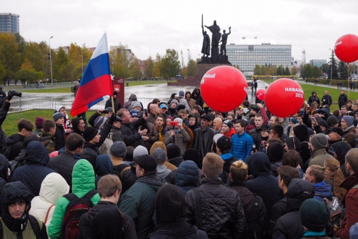 Игорь Аверкиев принимал участие в акции оппозиции 7 октября