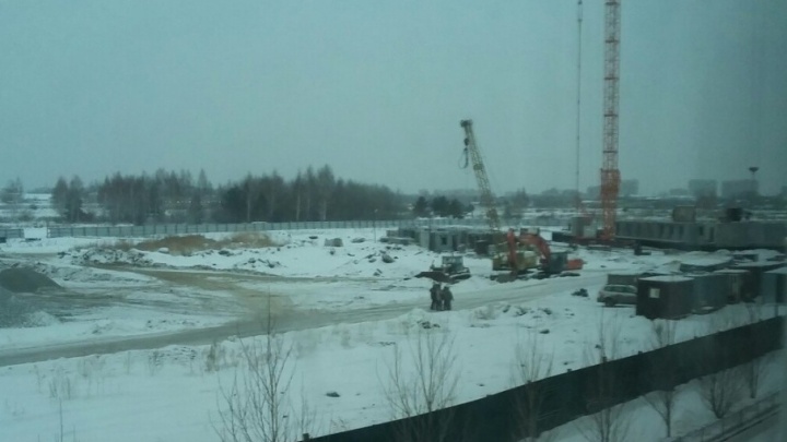 ЧП на стройке жилого комплекса возле аэропорта Плеханово: рабочего завалило кирпичами