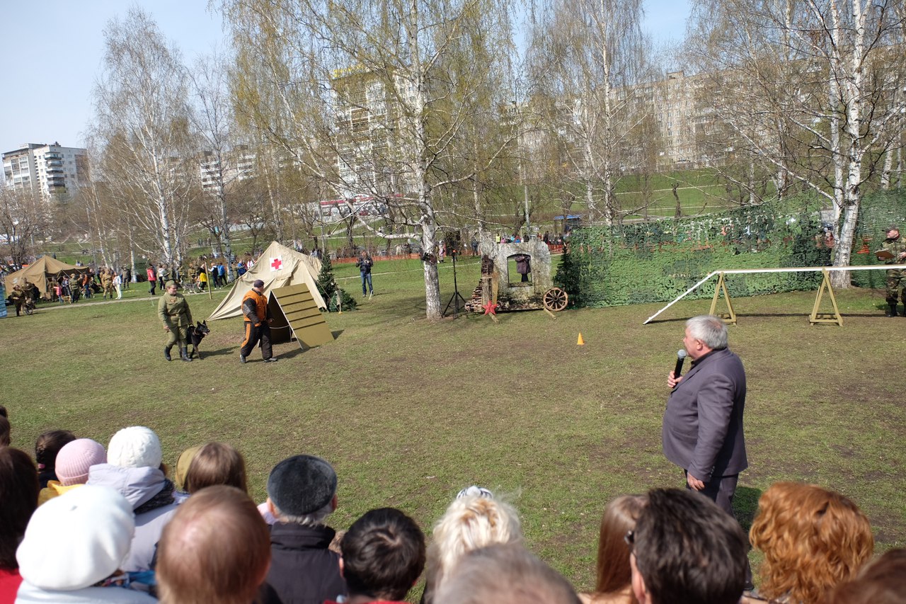 Кинологи показывают свое искусство Кинологи показывают свое искусство