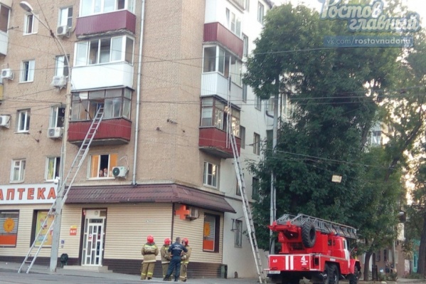 Пожар на Толстого тушили 20 человек Пожар на Толстого тушили 20 человек