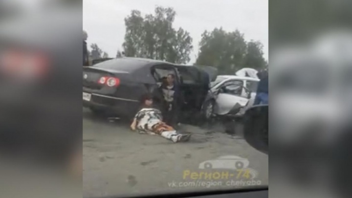 В аварии с четырьмя машинами на трассе М-5 в Челябинской области пострадал ребёнок