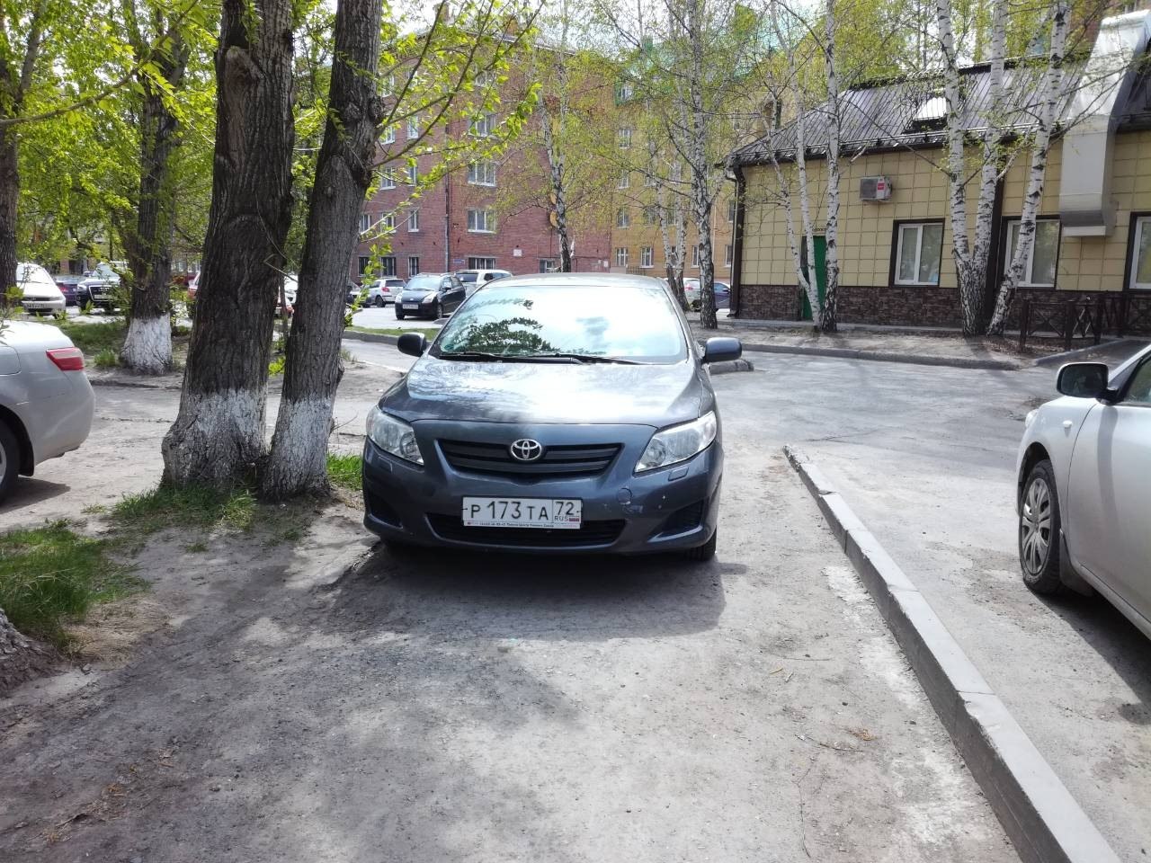 Возле корпуса ТИУ на Мельникайте Возле корпуса ТИУ на Мельникайте