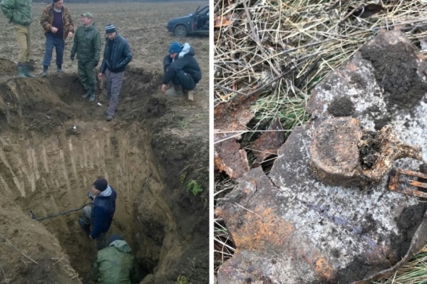 Рядом с останками бойца нашли немецкие снаряды и пулемет Рядом с останками бойца нашли немецкие снаряды и пулемет
