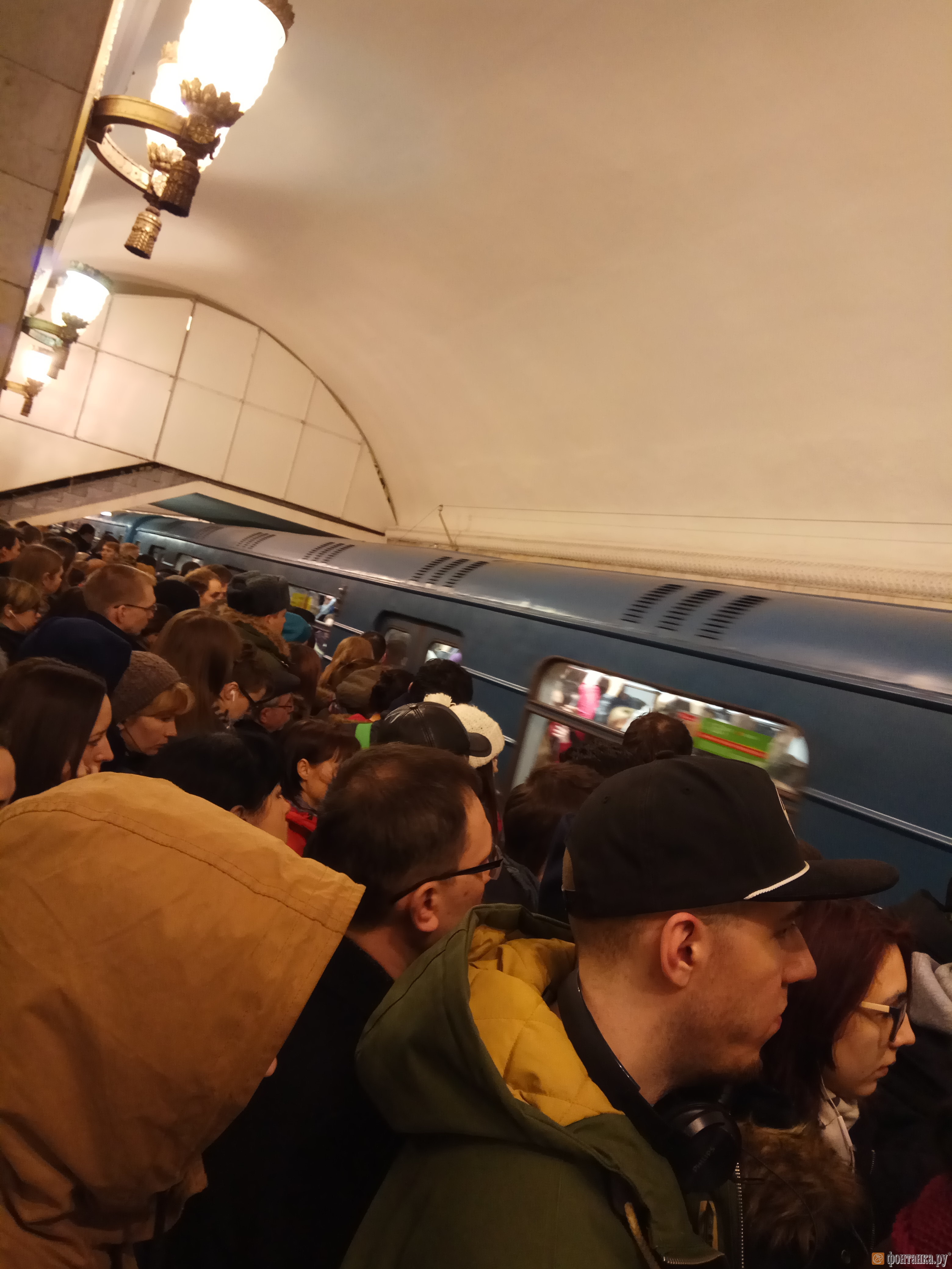 На "Технологическом институте" в эти минуты