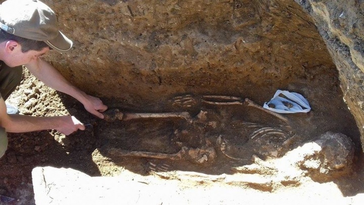 На Станиславского нашли еще семь скелетов древних людей