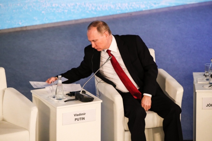 Владимир Путин в Архангельске, 2017 год