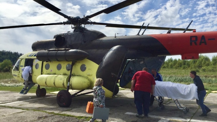 Пострадавших при взрыве в Тобольске вертолётом доставили в Тюмень: у мужчин – 70% ожогов тела