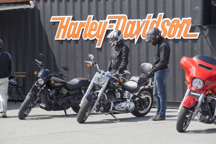 На тест-райде было 10 моделей основных семейств Harley-Davidson