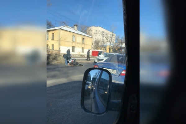 Мужчину сбили на пересечении улицы Промышленности и проезда 9-го мая Мужчину сбили на пересечении улицы Промышленности и проезда 9-го мая