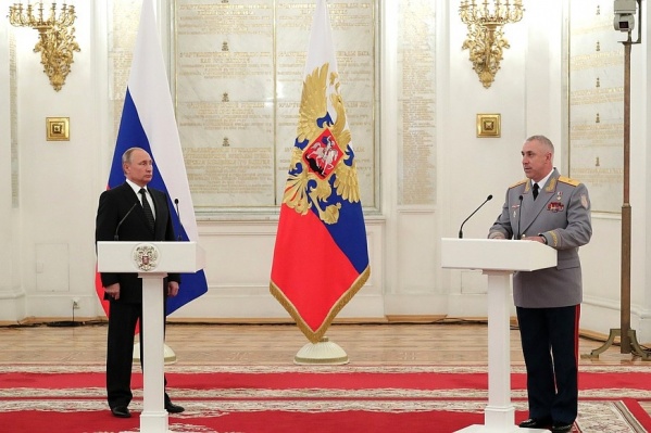 Встреча президента и генерала состоялась в Кремле Встреча президента и генерала состоялась в Кремле