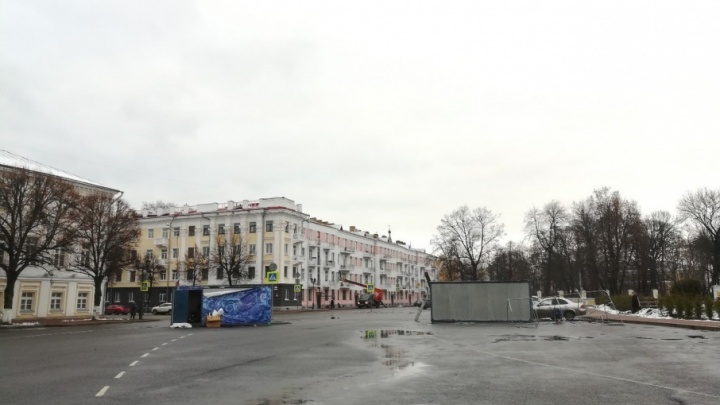 Каток на Советской площади будет больше, чем в прошлом году