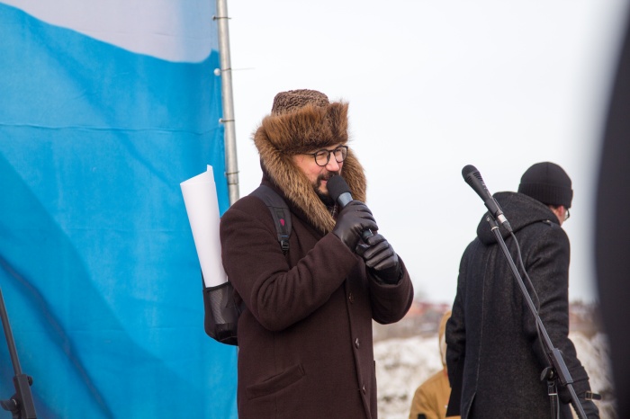 Акцию поддержал тюменский экскурсовод и бизнесмен Николай Дробунин Акцию поддержал тюменский экскурсовод и бизнесмен Николай Дробунин