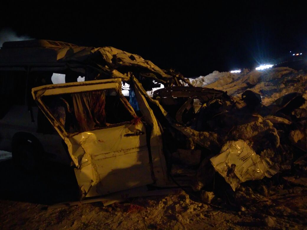 Шансов выжить в страшной аварии у водителя почти не было Шансов выжить в страшной аварии у водителя почти не было
