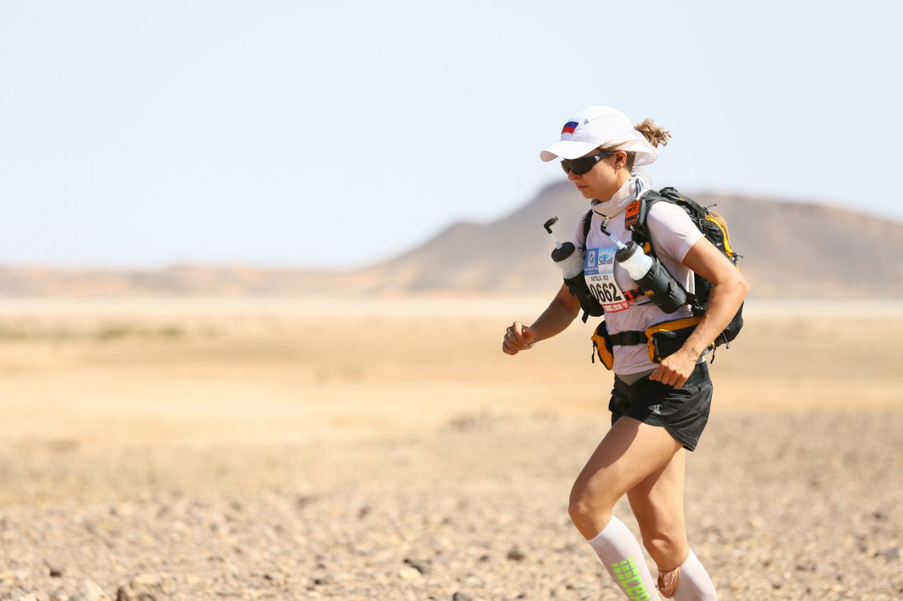 Весной 2015 года Наталья пробежала 250 км по пустыне