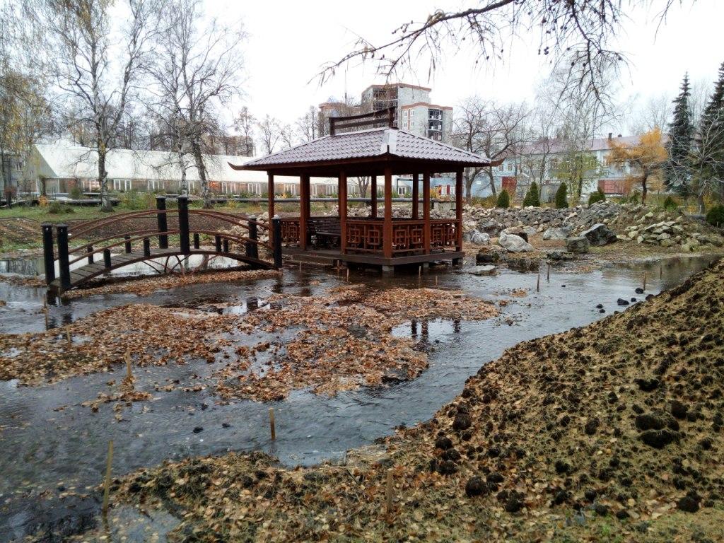 Затопило всю восточную часть ботсада Затопило всю восточную часть ботсада