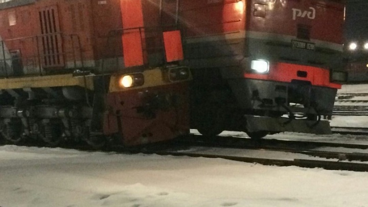 На станции Войновка столкнулись два локомотива