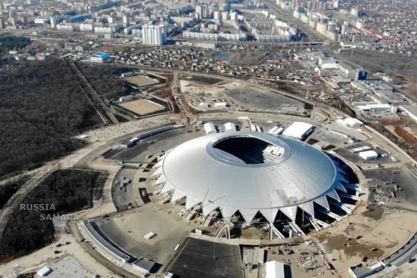 Космический стадион практически готов для приема зрителей Космический стадион практически готов для приема зрителей