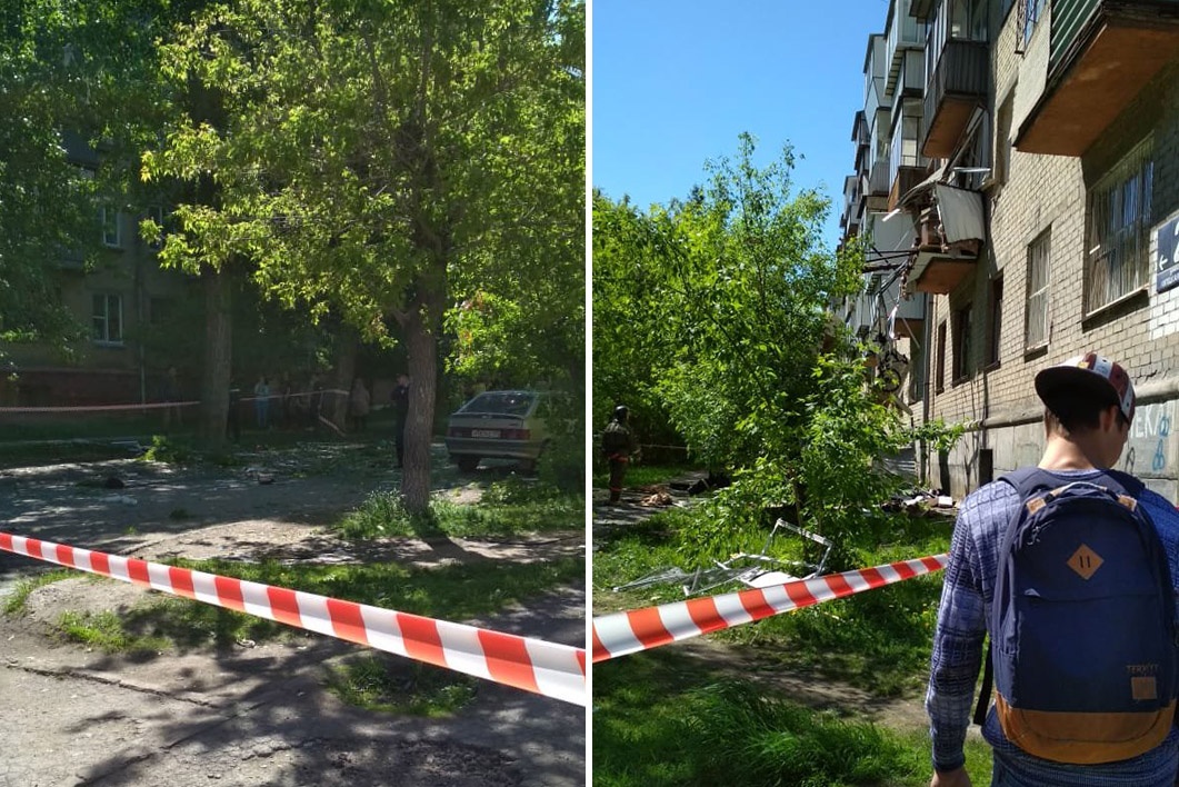 Место взрыва оцеплено лентой, оттуда отгоняют посторонних Место взрыва оцеплено лентой, оттуда отгоняют посторонних