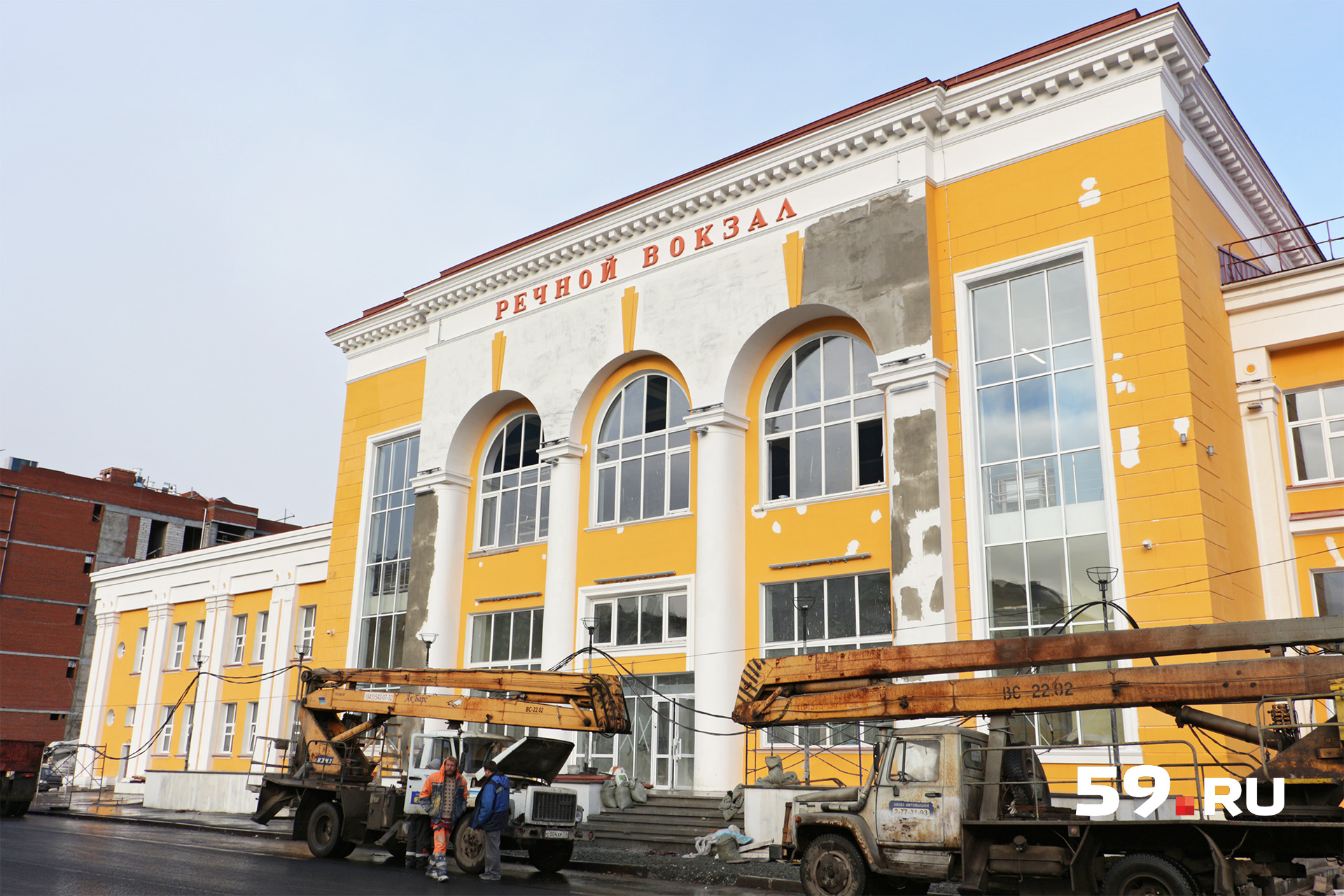 Реконструкция вокзала началась в 2016 году