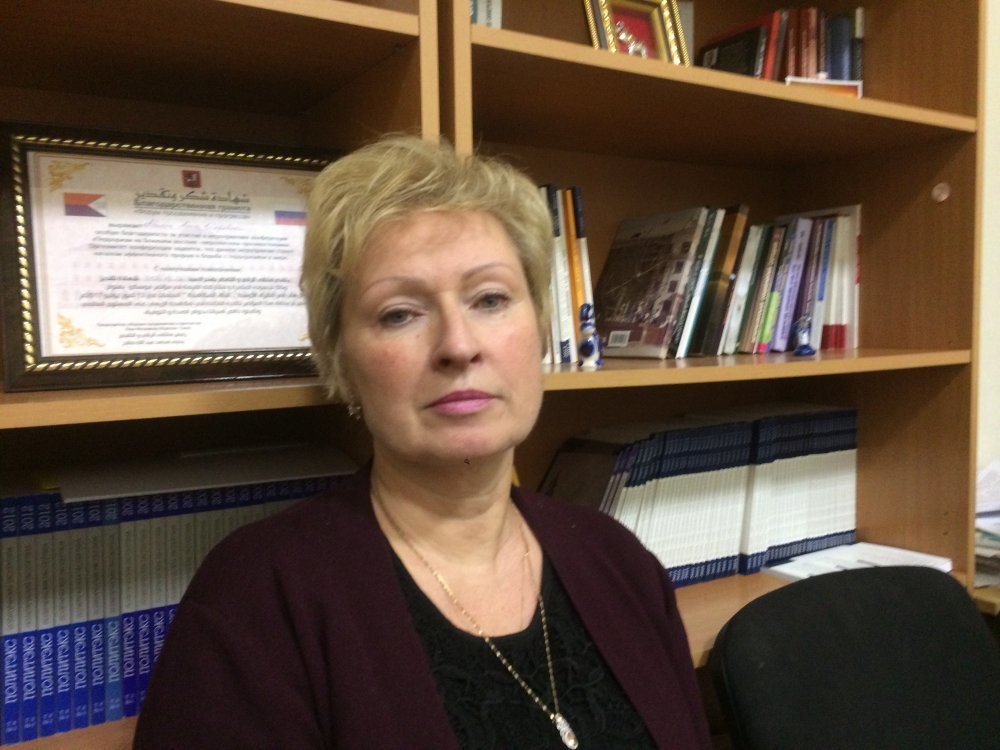Вера Ачкасова/ фото: Высшая школа журналистики и массовых коммуникаций СПбГУ