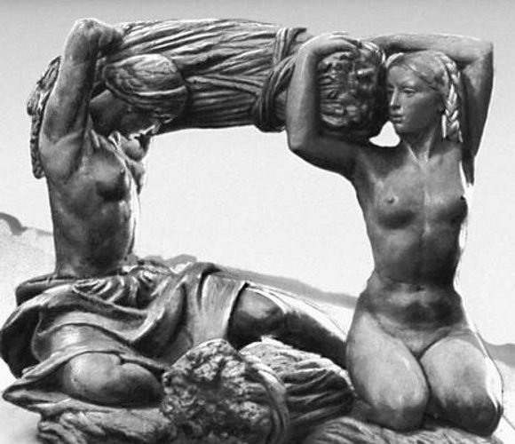 Хлеб. Эскиз скульптуры для Москворецкого моста. 1938-1939 гг.