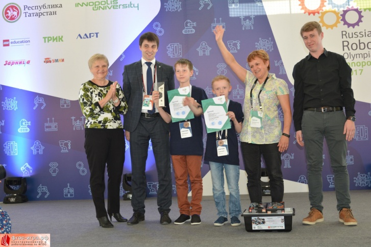 На Всероссийском олимпиаде роботов команда Ларисы Соловьевой заняла третье место