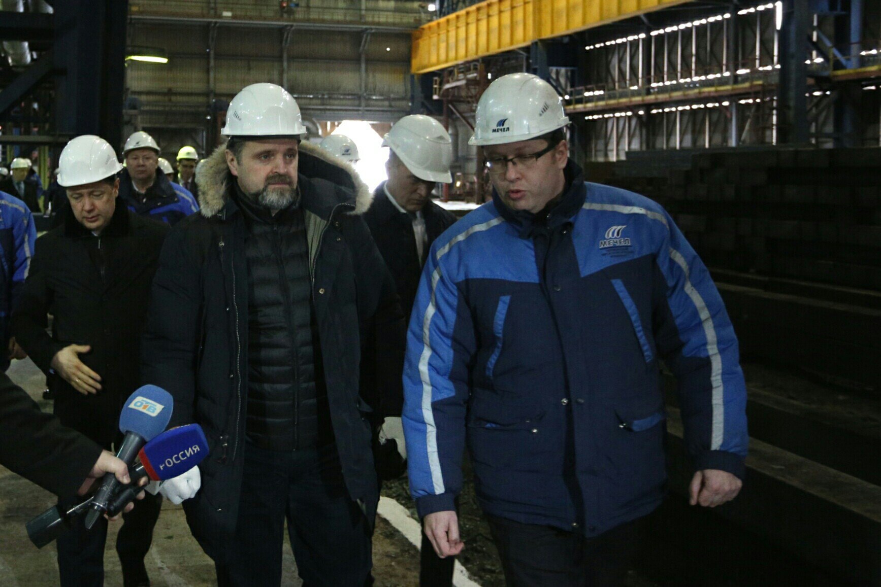 Сергею Донскому показали цех ЧМК Сергею Донскому показали цех ЧМК