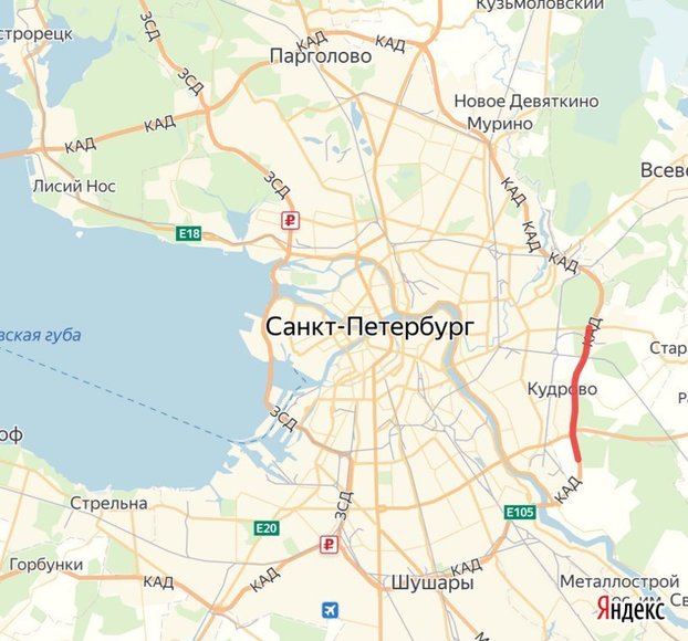 Поселок лисий нос санкт петербург карта