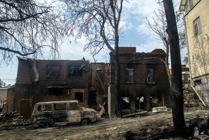 Судьба уничтоженной пожаром целой части города до сих пор не решена