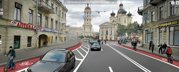 Загородный проспект. Автор иллюстрации - Ольга Боева