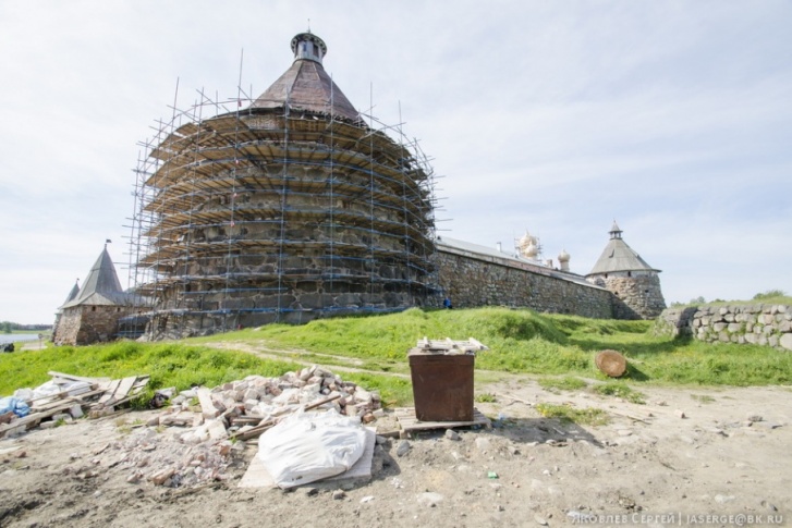 Завершить работы по реставрации на Соловках планировалось в 2020 году