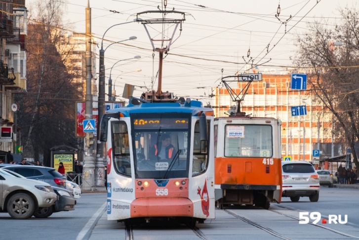 Система бесплатной пересадки работает в Перми только в трамваях и троллейбусах