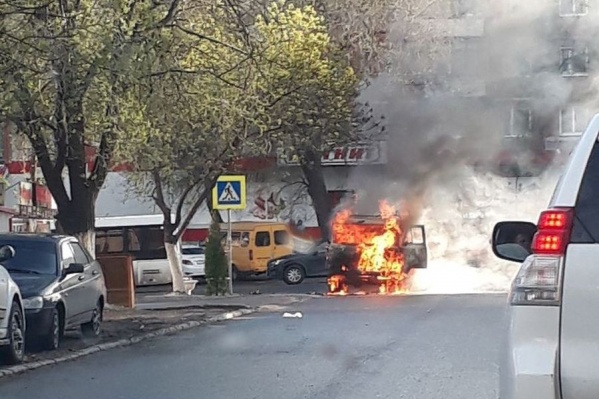 В Самаре загорелся В Самаре загорелся