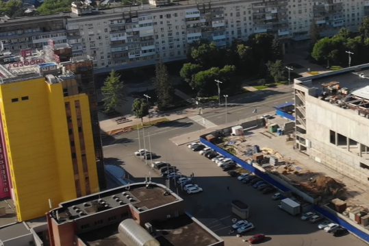 Одиннадцатиэтажный офис находится напротив будущего Дворца спорта Одиннадцатиэтажный офис находится напротив будущего Дворца спорта